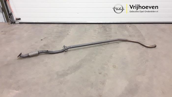 Exhaust middle section from a Opel Corsa E 1.4 16V 2019