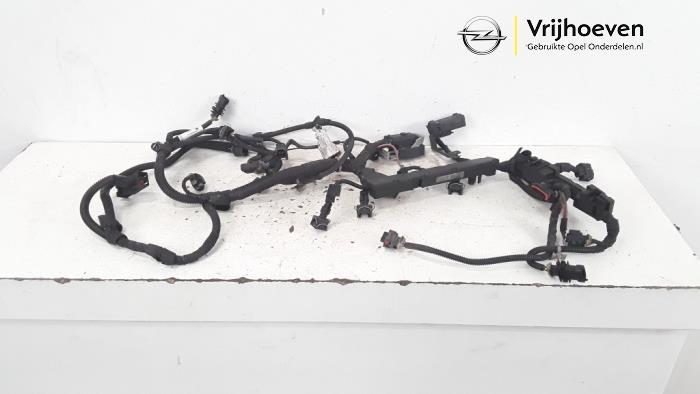 Wiring harness engine room from a Opel Corsa D 1.6i OPC 16V Turbo Ecotec 2008