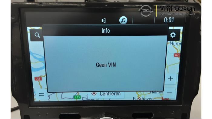 Navigation System van een Opel Corsa E 1.0 SIDI Turbo 12V 2019