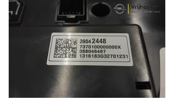 Display Multi Media control unit Opel Astra K 1.0 Turbo 12V - 39042448 ...
