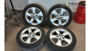 Used Set of wheels + tyres Opel Astra J Sports Tourer (PD8/PE8/PF8) 1.6 Turbo 16V Price € 250,00 Margin scheme offered by Autodemontage Vrijhoeven B.V.