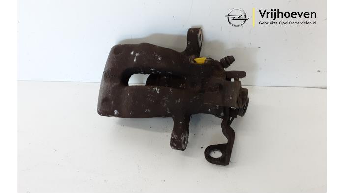 Rear brake calliper, left from a Opel Astra H Twin Top (L67) 1.6 16V 2006