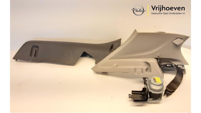 Rear seatbelt tensioner, right from a Opel Astra K 1.6 SIDI Eco Turbo 16V 2016