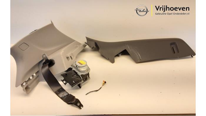 Rear seatbelt tensioner, left from a Opel Astra K 1.6 SIDI Eco Turbo 16V 2016