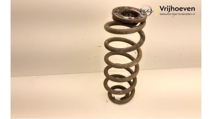Rear coil spring from a Opel Astra K Sports Tourer 1.6 CDTI 110 16V 2017