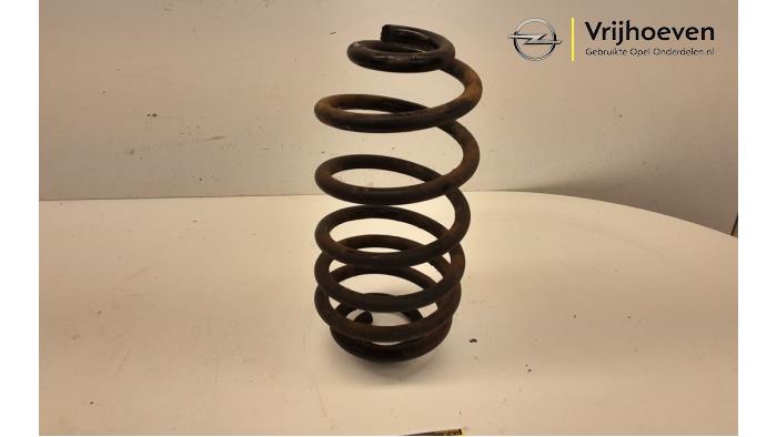 Rear coil spring from a Opel Cascada 1.4 Turbo 16V 2014