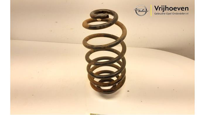 Rear coil spring from a Opel Cascada 1.4 Turbo 16V 2014