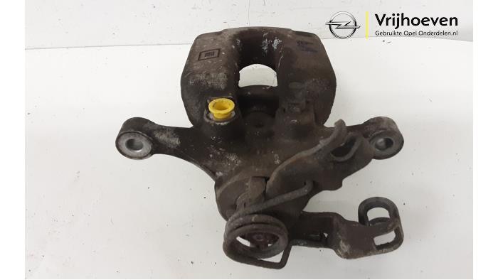 Rear brake calliper, left from a Opel Astra K Sports Tourer 1.0 Turbo 12V 2018