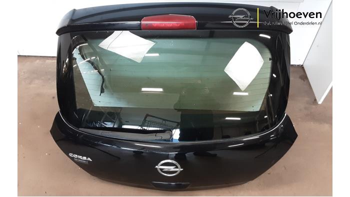 Tailgate from a Opel Corsa D 1.4 16V Twinport 2011