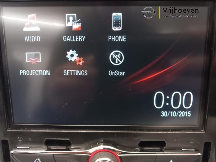 Module radio d'un Opel Corsa E 1.4 Turbo 16V 2016