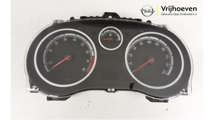 Instrument panel from a Opel Corsa D 1.2 16V 2012