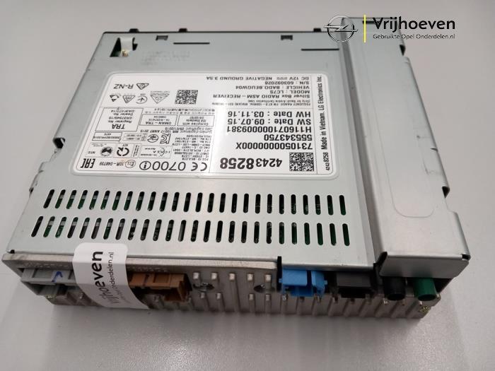 Gebrauchte Radio Modul Opel Astra K 1.0 Turbo 12V Preis € 90,00 Margenregelung angeboten von Autodemontage Vrijhoeven B.V.