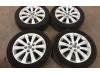Set of wheels + tyres from a Opel Astra J Sports Tourer (PD8/PE8/PF8), 2010 / 2015 1.7 CDTi 16V, Combi/o, Diesel, 1.686cc, 81kW (110pk), FWD, A17DTR, 2010-10 / 2015-10, PD8EG; PE8EG; PF8EG 2011