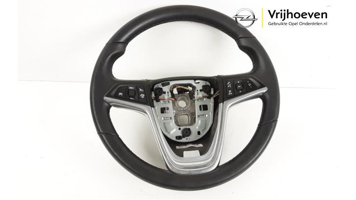 Steering wheel from a Opel Astra J GTC (PD2/PF2) 1.4 Turbo 16V ecoFLEX 140 2015