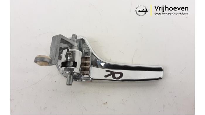 LST Door Handle Set For Opel Corsa D – Interior Openers With Bolts (Left & Right, Front & Rear, Chrome/Silver)