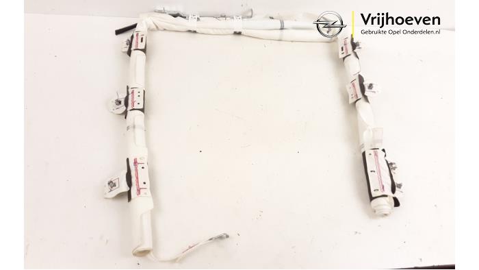 Roof curtain airbag, left from a Opel Corsa F (UB/UH/UP) 1.2 Turbo 12V 100 2020