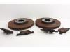 Brake disc + block front from a Vauxhall Combo Life 1.5 CDTI 100 2021