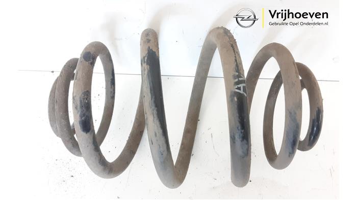 Rear coil spring from a Opel Astra F (56/57) 1.6i 1997
