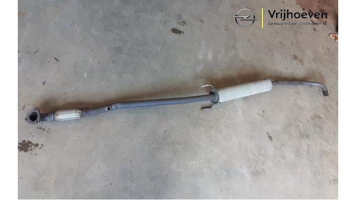Exhaust middle silencer from a Opel Tigra Twin Top 1.4 16V 2008