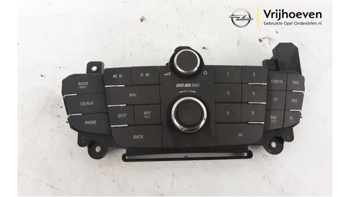 Używane Panel obslugi radia Opel Insignia 1.6 Turbo 16V Ecotec Cena € 50,00 Procedura marży oferowane przez Autodemontage Vrijhoeven B.V.