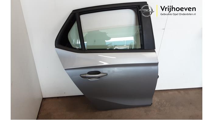 Rear door 4-door, right from a Opel Corsa F (UB/UH/UP) 1.2 12V 75 2021