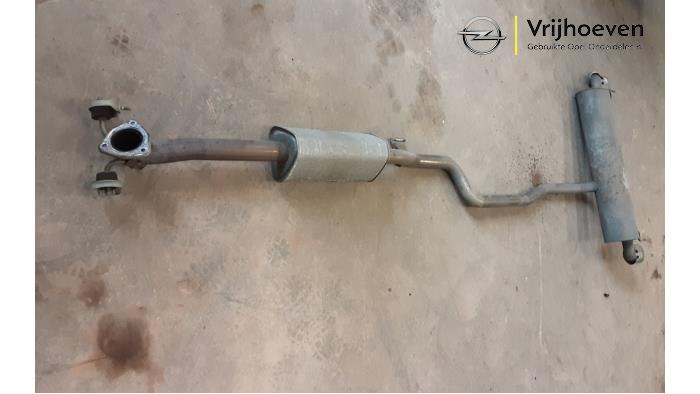 Auspuff Mittel- + Enddämpfer Opel Astra K 1.6 SIDI Eco Turbo 16V 