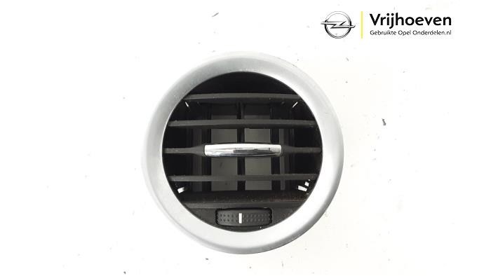 Grille D'aération Chromée Pour Tableau De Bord Opel Corsa D Et Adam - Compatible 13417363, 13365420, 2201099 - 9