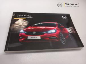 Używane Instrukcja Opel Astra K Sports Tourer 1.0 Turbo 12V Cena € 20,00 Procedura marży oferowane przez Autodemontage Vrijhoeven B.V.