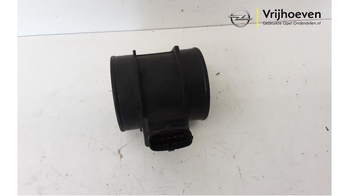Airflow meter from a Opel Zafira (M75) 2.2 16V Direct Ecotec 2006