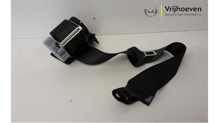 Rear seatbelt, right from a Opel Astra J (PC6/PD6/PE6/PF6) 1.6 16V 2011