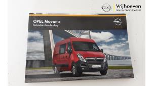Used Instruction Booklet Opel Movano 2.3 CDTi 16V FWD Price € 24,20 Inclusive VAT offered by Autodemontage Vrijhoeven B.V.