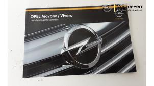 Used Instruction Booklet Opel Movano 2.3 CDTi 16V FWD Price € 18,15 Inclusive VAT offered by Autodemontage Vrijhoeven B.V.