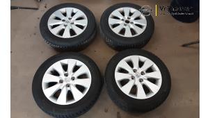 Used Set of wheels + tyres Opel Agila (B) 1.2 16V Price € 300,00 Margin scheme offered by Autodemontage Vrijhoeven B.V.