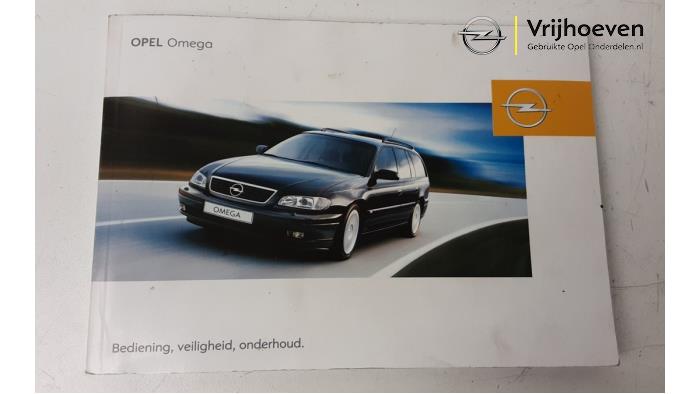Instruction Booklet from a Opel Omega B (25/26/27) 2.2 16V 2003