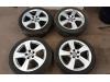 Set of wheels + tyres from a Opel Corsa E, 2014 1.6 OPC Turbo 16V, Hatchback, Petrol, 1.598cc, 152kW, FWD, B16LER, 2015-03 2016