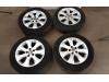 Set of wheels + tyres from a Opel Meriva, 2010 / 2017 1.4 Turbo 16V Ecotec, MPV, Petrol, 1.364cc, 88kW (120pk), FWD, A14NET, 2010-06 / 2013-10 2012
