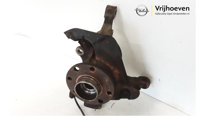 Knuckle, front left from a Opel Corsa D 1.3 CDTi 16V ecoFLEX 2013