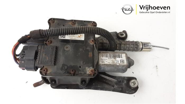 Parking brake motor from a Opel Astra J (PC6/PD6/PE6/PF6) 1.6 Turbo 16V 2010