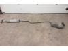 Exhaust central + rear silencer from a Opel Astra K Sports Tourer 1.4 Turbo 16V 2017