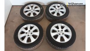 Used Set of wheels + winter tyres Opel Agila (B) 1.2 16V Price € 200,00 Margin scheme offered by Autodemontage Vrijhoeven B.V.