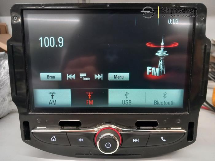 Radio Modul van een Opel Corsa E 1.3 CDTi 16V ecoFLEX 2017