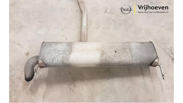 Echappement (complet) d'un Opel Astra K 1.4 Turbo 16V 2016