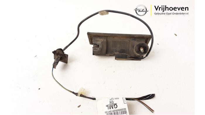 Tailgate switch from a Opel Astra H Twin Top (L67) 1.6 16V 2006