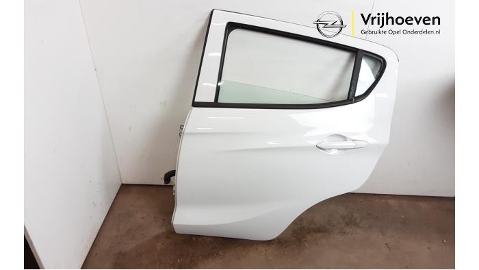 Rear door 4-door, left from a Opel Karl 1.0 12V 2016