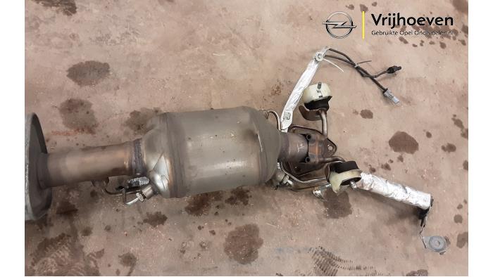 Exhaust (complete) from a Opel Astra K Sports Tourer 1.2 Turbo 12V 2020