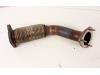 Exhaust front section from a Opel Astra K Sports Tourer 1.2 Turbo 12V 2020