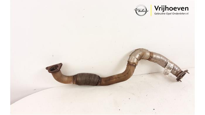 Exhaust front section from a Opel Astra K 1.6 CDTI 136 16V 2016