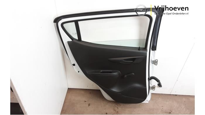 Rear door 4-door, left from a Opel Karl 1.0 12V 2018