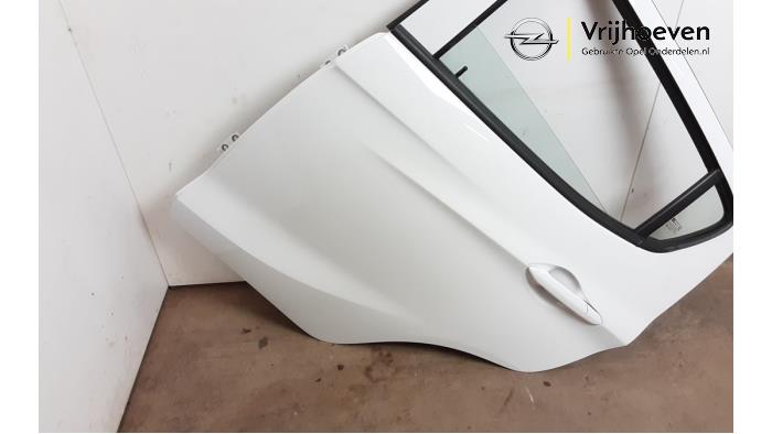 Rear door 4-door, left from a Opel Karl 1.0 12V 2018