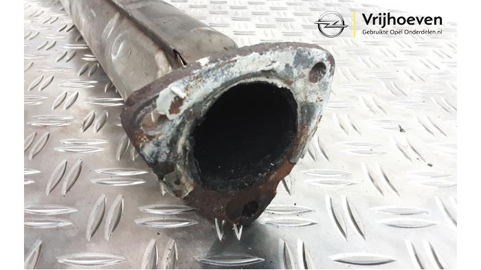 Exhaust front section from a Opel Zafira (M75) 1.9 CDTI 16V 2008
